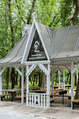 Реставрация шахматной беседки